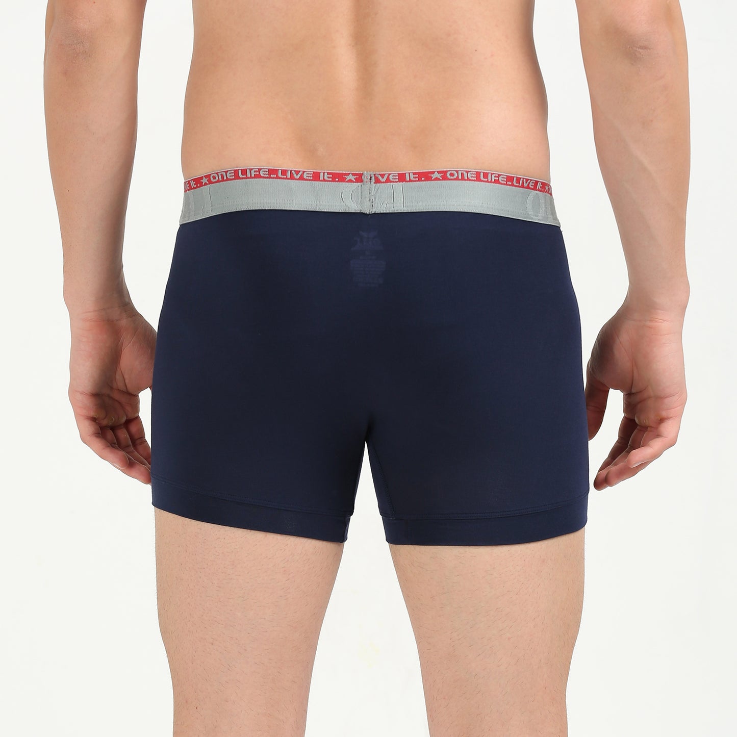 Navy Micro Modal Elastane Stretch Boxer Brief