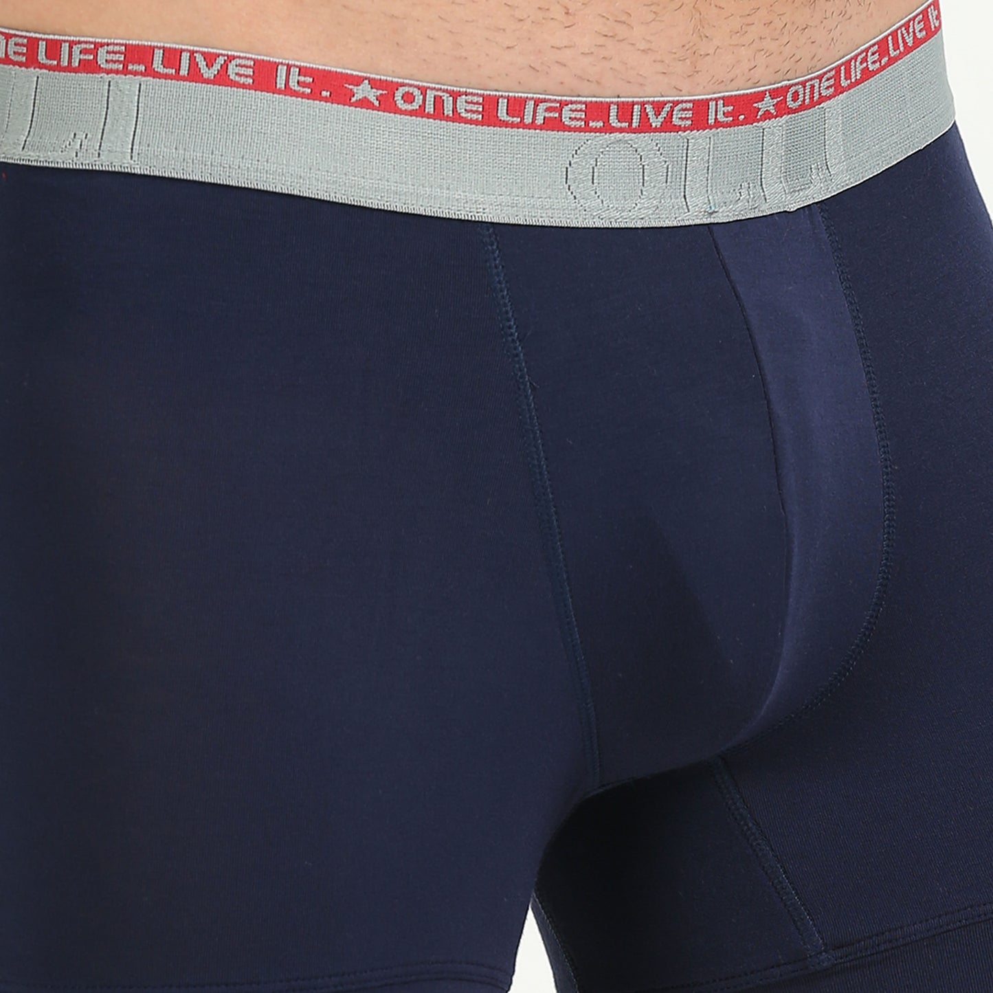 Navy Micro Modal Elastane Stretch Boxer Brief