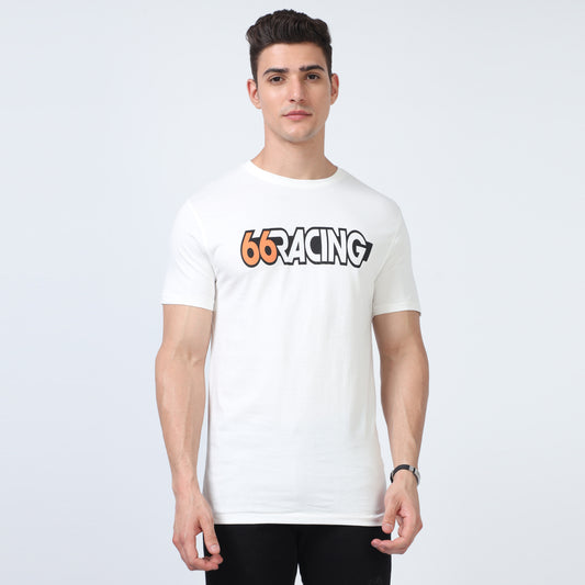 White Crew Neck Cotton T-Shirt